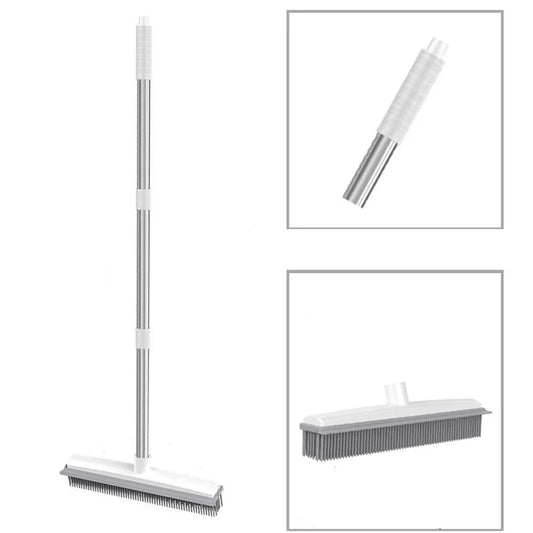 Velto 2-in-1 Adjustable Pet Hair Broom